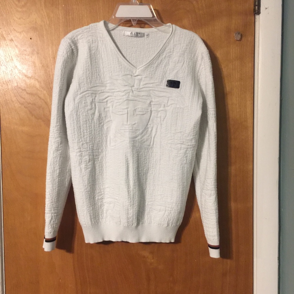 P&S Versace cream sweater - Picture 5 of 11